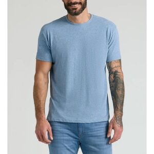 True‎ Classic Men's Heather Indigo Short Sleeves Classic Crew Neck Tee Size XL